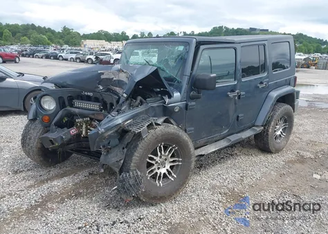 2008 Jeep Wrangler Unlimited Sahara из США, поврежденный, VIN 1J4GA59168L624524